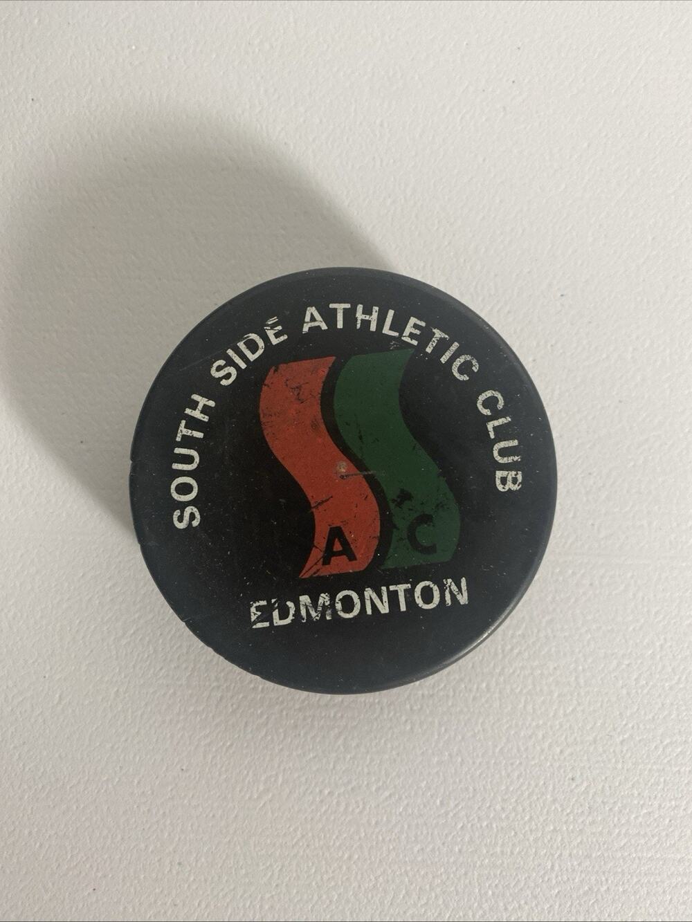 Edmonton South Side Athletic Club Hockey Puck